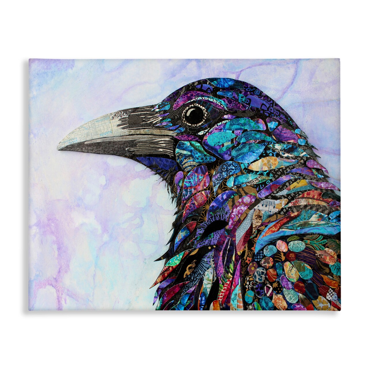 Stupell Industries Stay Curious Crow Canvas, design by Lisa Morales